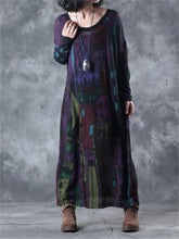 Load image into Gallery viewer, Casual Women&#39;S Loose Printed Sweater Dress
