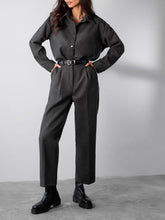 Load image into Gallery viewer, Fashion Wide-Leg Pants Blazer Suit
