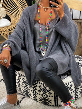 Load image into Gallery viewer, Solid Color Casual Loose Cardigan Jacket
