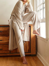 Load image into Gallery viewer, Comfortable Casual Solid Color Knitted Three-Piece Suit
