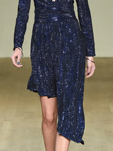 Load image into Gallery viewer, Fashion V-neck Long Sleeve Elegant Midi Dress
