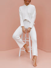 Load image into Gallery viewer, Hat Solid Color Long Sleeve Casual Suit
