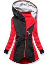 Load image into Gallery viewer, Winter Warm Hooded Zipper Jacket
