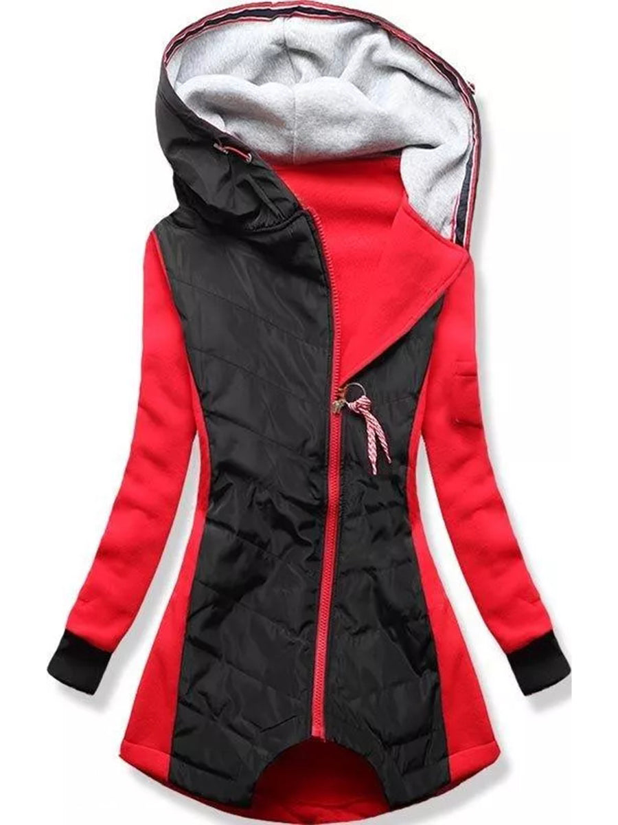 Winter Warm Hooded Zipper Jacket