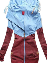 Load image into Gallery viewer, Ladies Autumn/Winter Zipper Button Hoodie
