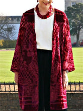 Load image into Gallery viewer, Autumn And Winter Retro Elegant Print Women&#39;S Coat Jacket
