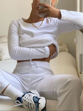 Load image into Gallery viewer, Comfortable And Leisure Pure Color Home Ladies Suit
