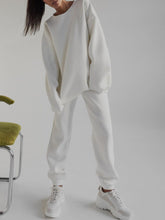 Load image into Gallery viewer, Fashion Loose Pullover Solid Color Casual Two-piece Suit
