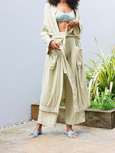Load image into Gallery viewer, Comfortable Casual Solid Color Knitted Three-Piece Suit
