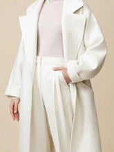 Load image into Gallery viewer, Solid Color Lapel Mid-Length Women&#39;S Long-Sleeved Jacket
