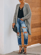 Load image into Gallery viewer, Irregular Casual Loose Long-sleeved Knitted Cardigan
