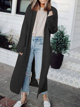 Load image into Gallery viewer, Casual Loose Solid Color Long Sleeve Pocket Cardigan
