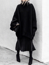 Load image into Gallery viewer, Fashion Casual Solid Color High Neck Long Sleeve Two-piece Suit

