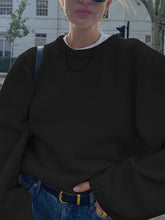 Load image into Gallery viewer, Simple Casual Loose Fashion Long-sleeved Knitted Sweater
