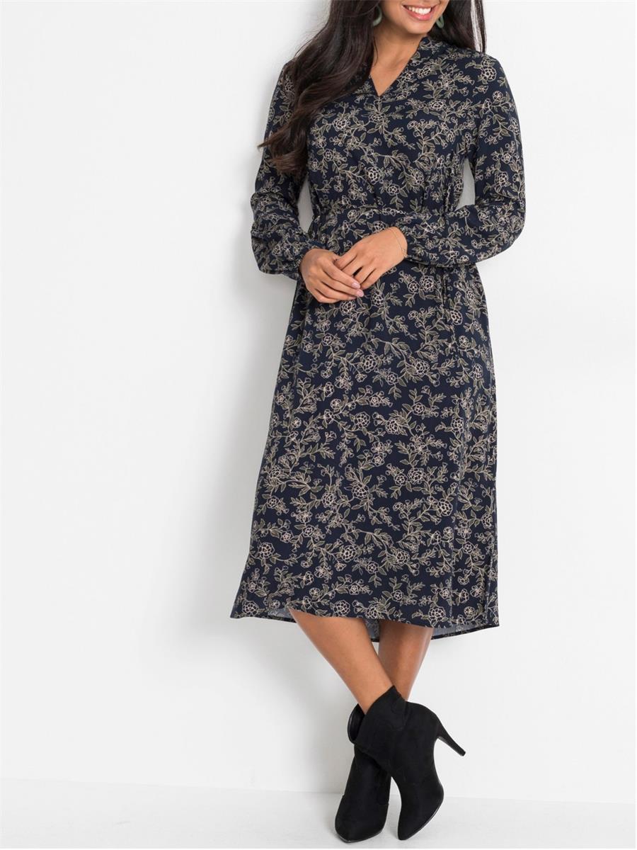 Retro-Printed Elegant Women'S Dress