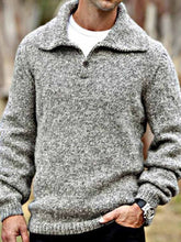 Load image into Gallery viewer, Men&#39;S Fashion Casual Solid Color Knitted Sweater
