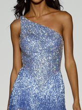 Load image into Gallery viewer, Fashion Sexy One-shoulder Fringed Party Dress
