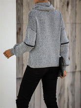 Load image into Gallery viewer, Autumn And Winter Ladies Knitted Casual Turtleneck Sweater
