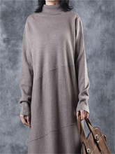 Load image into Gallery viewer, Casual Retro Loose Sweater Long Skirt
