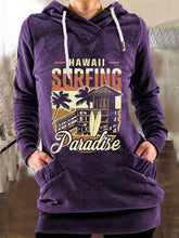 Load image into Gallery viewer, Fashion Printed Hooded Long Sleeve Drawstring Pocket Design Ladies Hoodie
