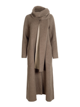 Load image into Gallery viewer, Elegant Long-Sleeved Comfortable Scarf Warm Coat

