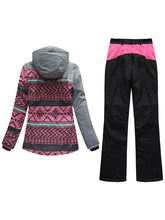 Load image into Gallery viewer, Casual Loose Long-Sleeved Hooded Floral Coat Pants Suit
