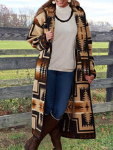 Load image into Gallery viewer, Winter Warm Geometric Women&#39;s Overcoat
