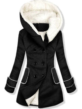 Load image into Gallery viewer, Fashion Casual Plush Hooded Cardigan Cotton Jacket
