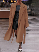 Load image into Gallery viewer, Women&#39;s Split Loose Loose Solid Color Casual Coat
