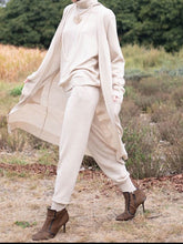 Load image into Gallery viewer, Simple Solid Color High Neck Knit Three-piece Suit
