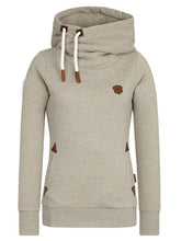 Load image into Gallery viewer, Pure Color Casual Long Sleeve Hooded Pullover Sweatshirt
