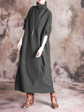 Load image into Gallery viewer, Casual High-Neck Solid Color Women&#39;S Knitted Long Skirt
