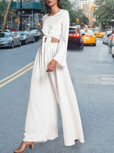 Load image into Gallery viewer, Women&#39;s Round Neck Knitted Solid Color Two-piece Suit
