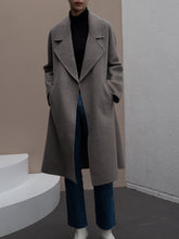 Load image into Gallery viewer, Long Solid Color Long Sleeve Coat

