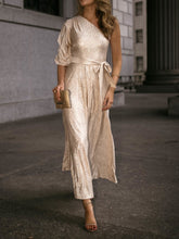 Load image into Gallery viewer, One-shoulder Elegant Party Evening Dress
