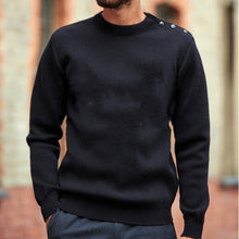 Load image into Gallery viewer, Pure Color Casual Round Neck Long Sleeve Knitted Sweater
