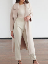 Load image into Gallery viewer, Long Solid Color Long Sleeve Coat
