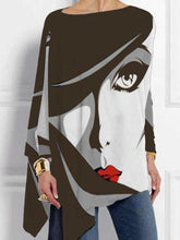 Load image into Gallery viewer, Long Sleeve Print Casual Vintage Shirts &amp; Tops
