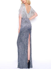 Load image into Gallery viewer, Fashion Tassel Elegant Evening Maxi Dress
