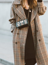 Load image into Gallery viewer, Fashion Plaid Loose Casual Long Coat
