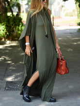 Load image into Gallery viewer, Fashion Casual High Neck Sleeveless Women&#39;S Long Two-Piece Suit
