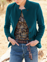Load image into Gallery viewer, Elegant Long-Sleeved Comfortable Warm Jacket
