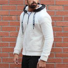 Load image into Gallery viewer, Men&#39;S Fashion Modern Plush Zipper Long Sleeve Hoodie
