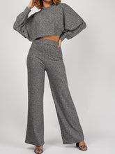 Load image into Gallery viewer, Bat Sleeve Short Casual Suit
