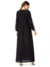 Load image into Gallery viewer, Retro Printed Totem Women&#39;S Muslim Dress
