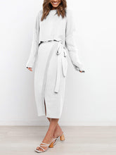 Load image into Gallery viewer, Autumn and Winter Elegant Knitted Skirt Suit
