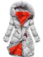 Load image into Gallery viewer, Windproof Hooded Zipper Women&#39;s Jacket with Furry Hood
