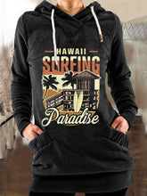 Load image into Gallery viewer, Fashion Printed Hooded Long Sleeve Drawstring Pocket Design Ladies Hoodie
