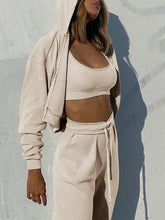 Load image into Gallery viewer, Three-Piece Suit Casual Hooded Jacket
