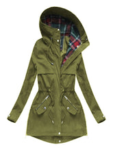 Load image into Gallery viewer, Autumn And Winter Ladies Plaid Stitching Jacket
